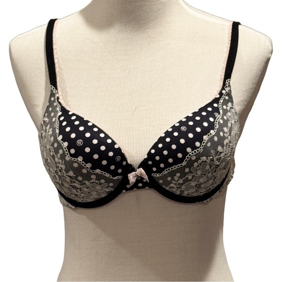 VS Body by Victoria push up polka dot bra 34C - Picture 1 of 5